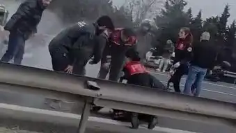 TEM Otoyolu'nda Zincirleme Kaza: Dörtü Polis Beş Yaralı!