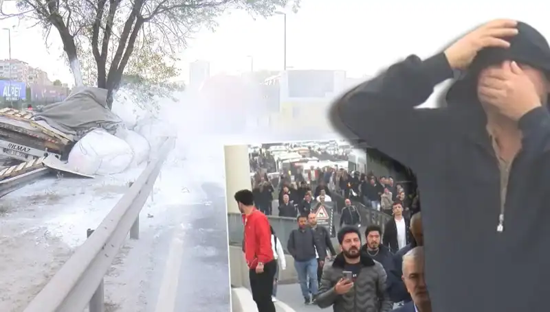 D-100 Karayolu'nda Alçı Yüklü TIR Kazası Trafiği Felç Etti