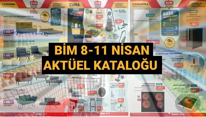 BİM Aktüel Kataloğu 8-11 Nisan 2025: Ekonomik Fırsatlar ve Şaşırtıcı Ürünler