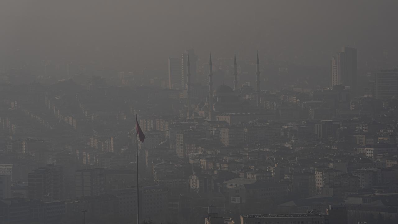 Ankara'da Hava Kalitesi Hassas Seviyede Ölçüldü