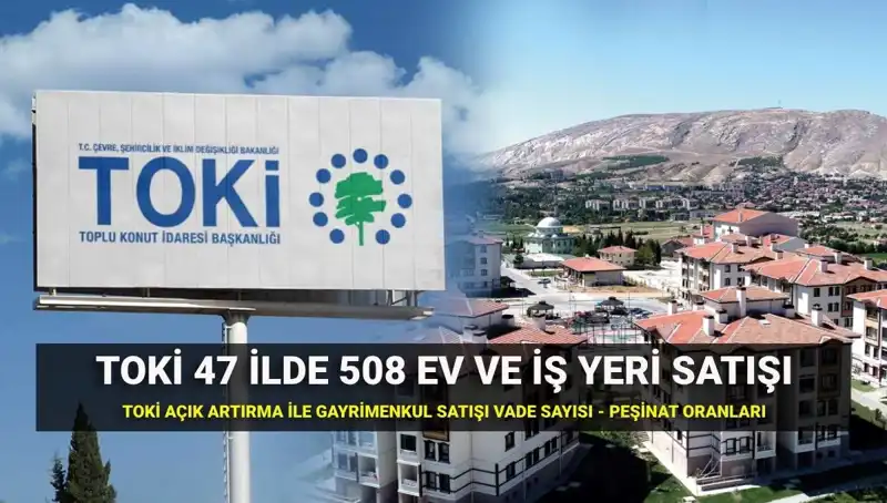 TOKİ 508 Ev ve İş Yeri Satışı İçin Tarihler ve Detaylar Açıklandı!