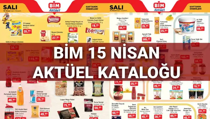 BİM'den Makyaj Ürünleriyle Dolu Aktüel Katalog: 15 Nisan'da Neler Var?