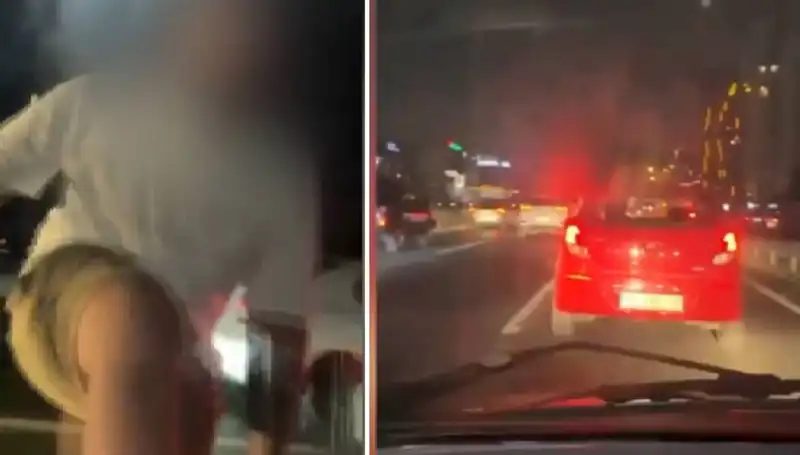 Korkunç Anlar: Trafik Magandası Kameralara Yansıdı!