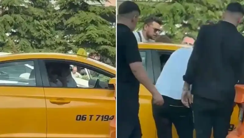 Trafikte Yaşanan Şiddet Olayı: Taksi Şoförüne Yumruk Atan Sürücü Kameralara Yansıdı